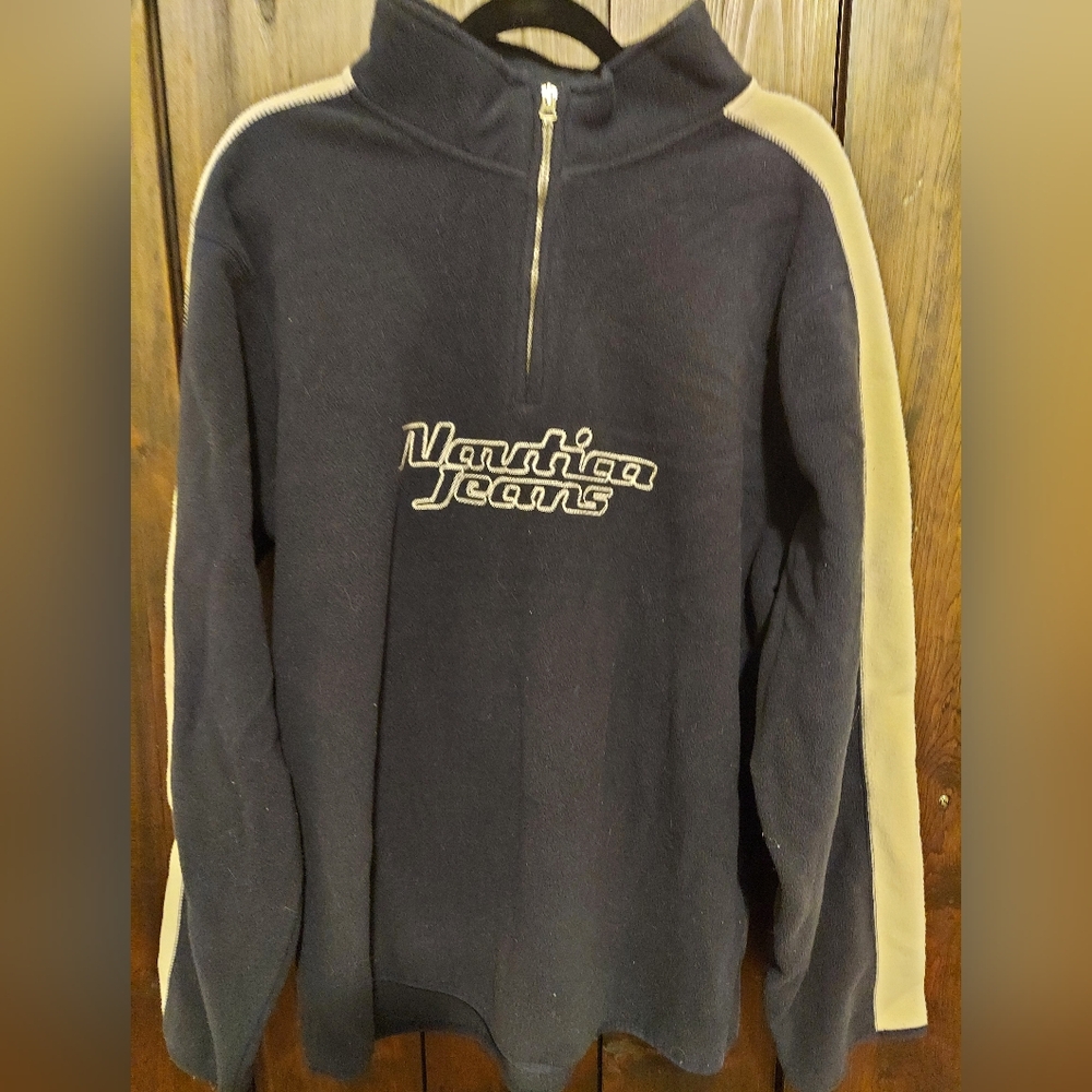 Vintage Nautica Fleece 3/4 Zip Pullover